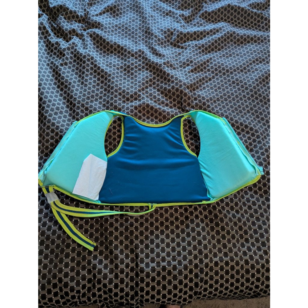 Boys SwimSchool Swim Vest 4T Blue Green Only Worn A Few Times - Picture 3 of 8